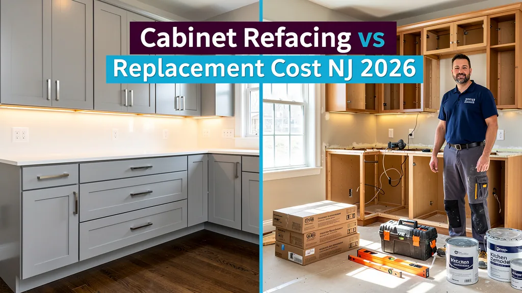 Cabinet refacing vs replacement nj