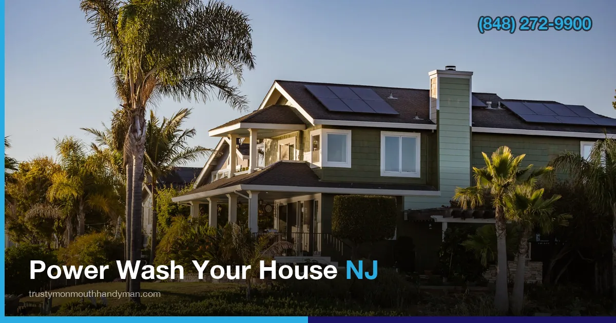 How to power wash house exterior west long branch