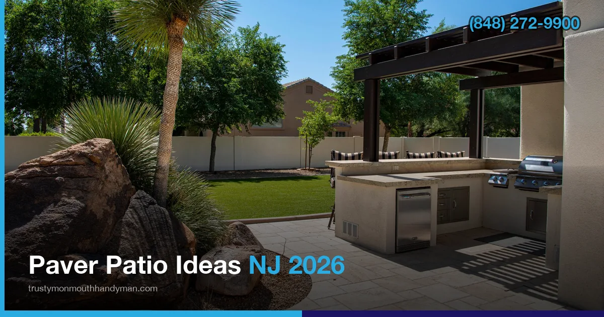 Paver patio ideas monmouth county