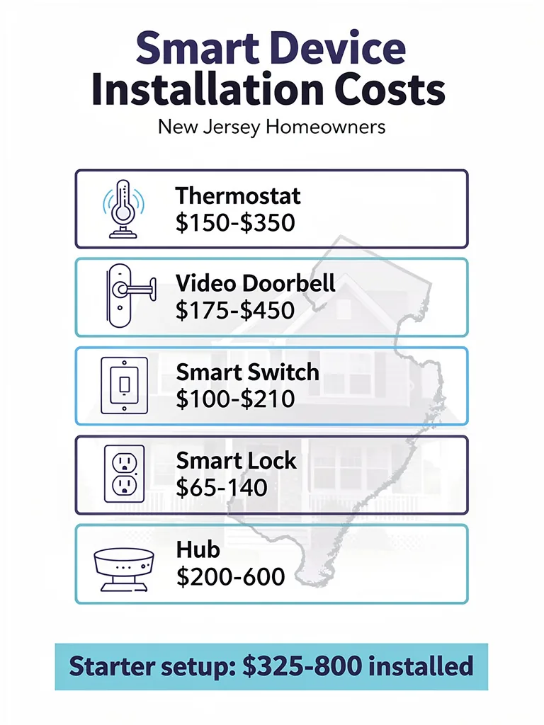 Smart Device Installation Costs Infographic
