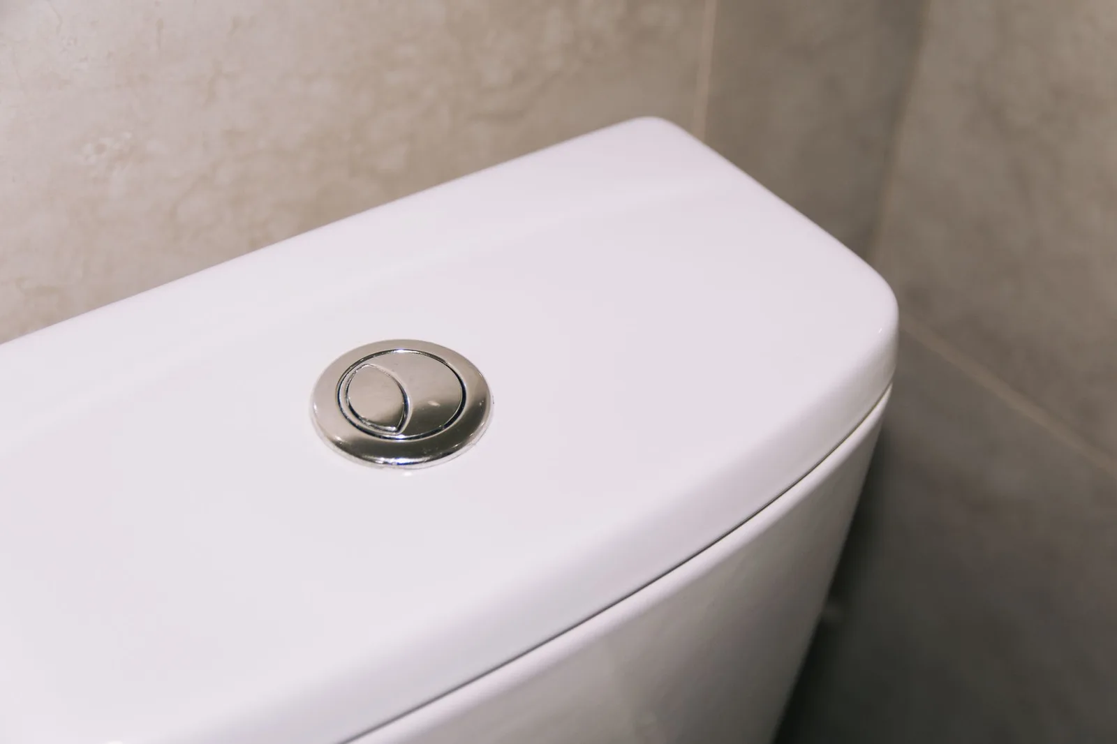 Bathroom toilet and supply line during fixture work