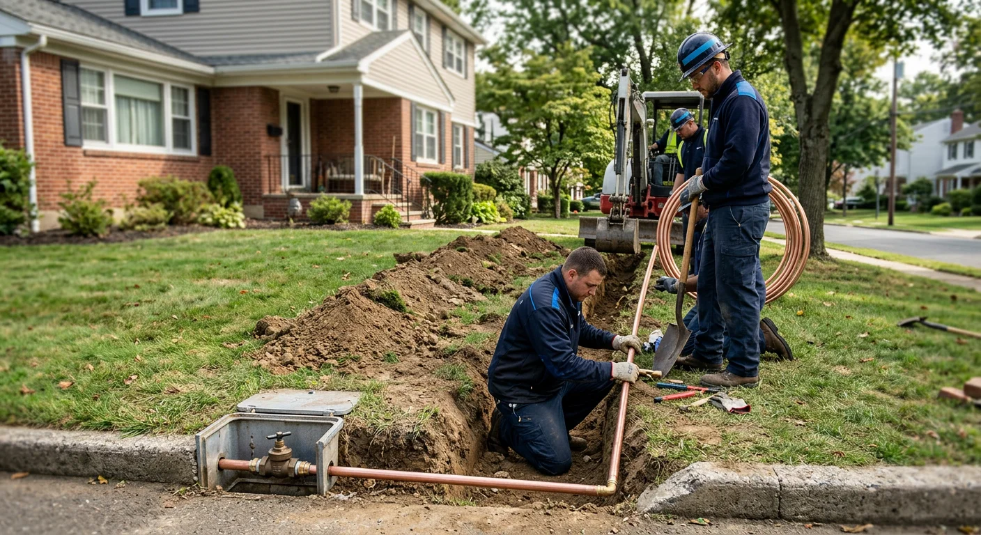 Plan for the inside of the house too - water line replacement freehold nj 2026