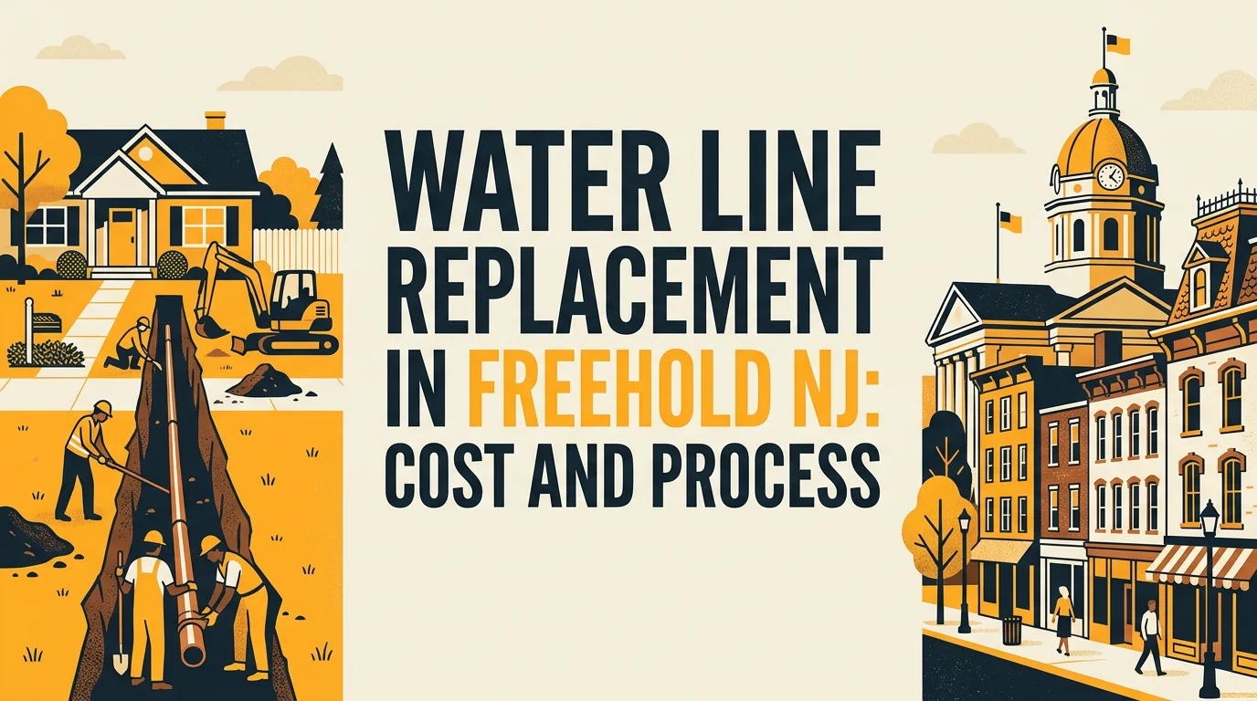 Water line replacement Freehold NJ