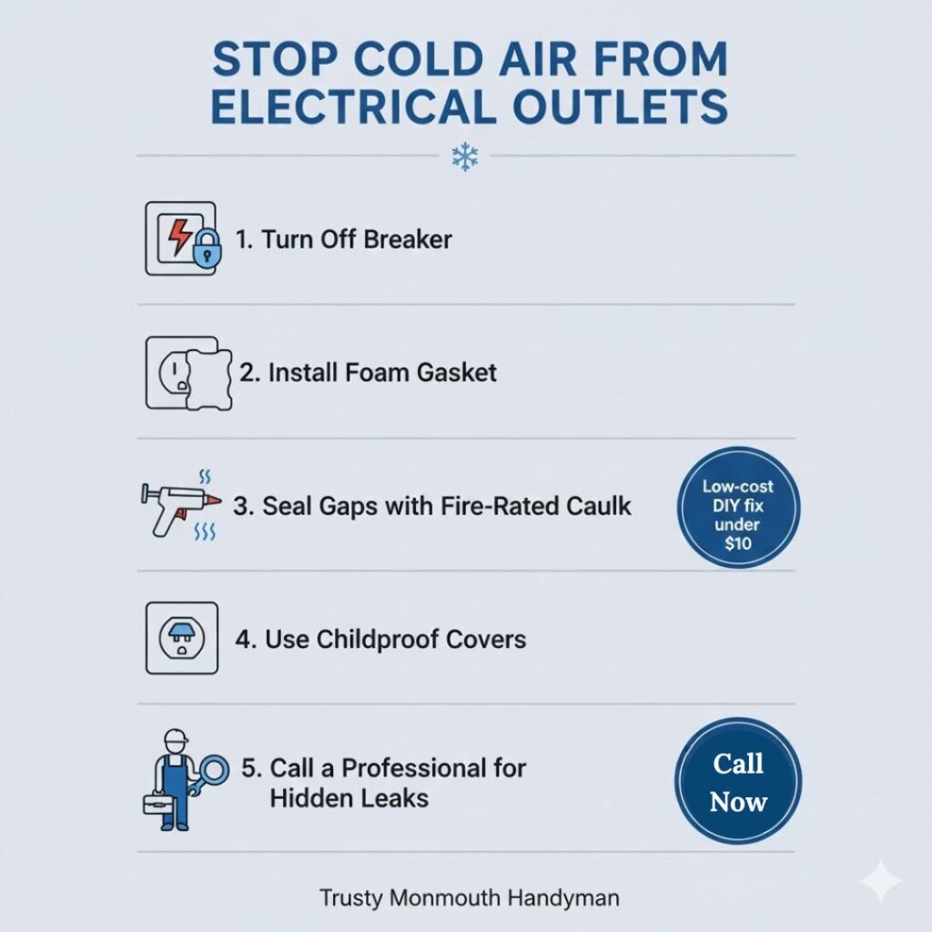 Stop Cold Air From Electrical Outlets