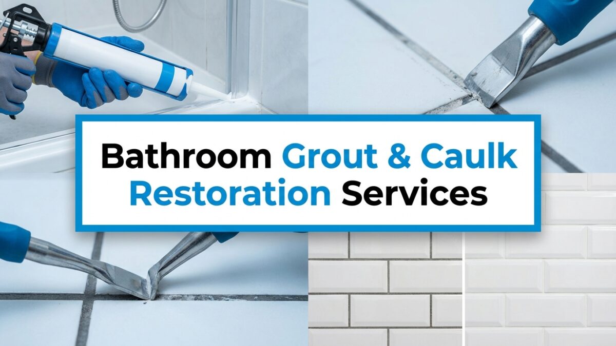 bathroom grout caulk restoration services featured title
