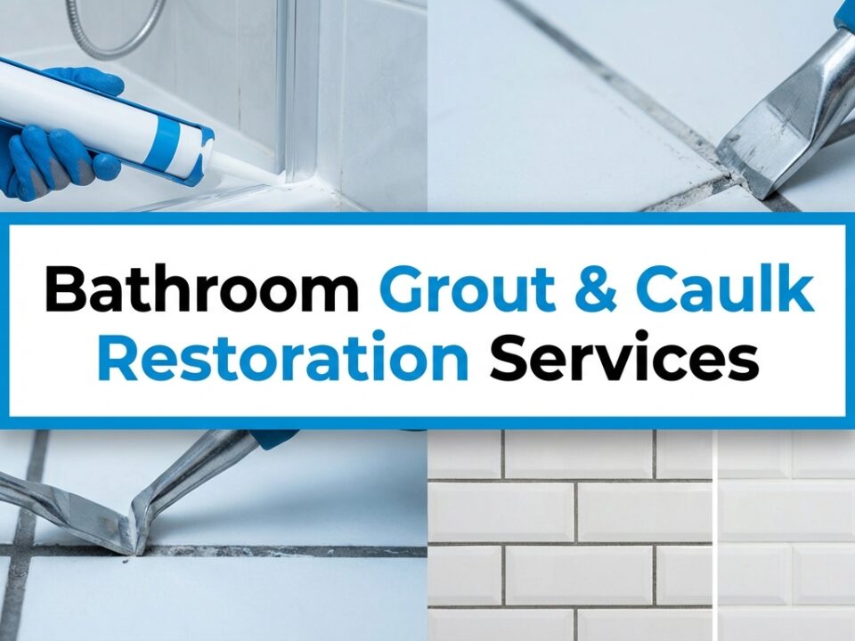 bathroom grout caulk restoration services featured title