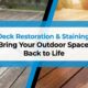 deck restoration staining bring your outdoor space back to life featured title