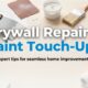 drywall repair paint touch ups featured title